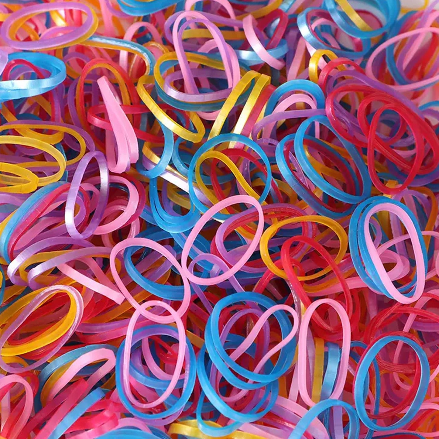 Multicolor Rubber Bands – Elastic & Reusable for Office & Home (0.5 Inch / 100GM)