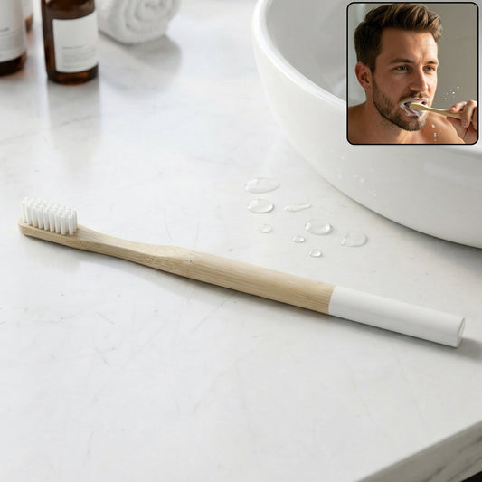 Biodegradable Bamboo Toothbrush Soft Bristle (1 Pc / Mix Color)