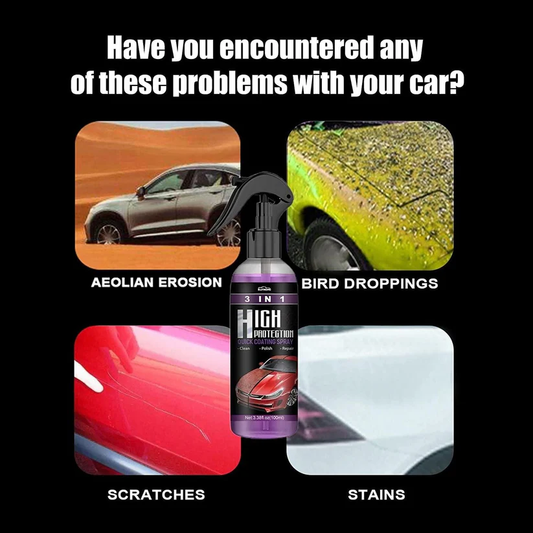 3-in-1 Quick Car Ceramic Coating Spray (Pack of 3)